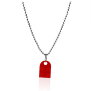 Heart Shaped Pendant Made with Lego Necklace