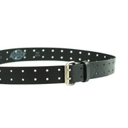 Dickies Men's Leather Double Prong Belt 3X (50-52) Black