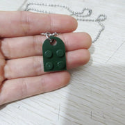 Heart Shaped Pendant Made with Lego Necklace