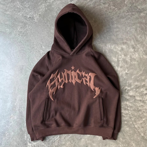 Vintage Gothic Zip Hoodie