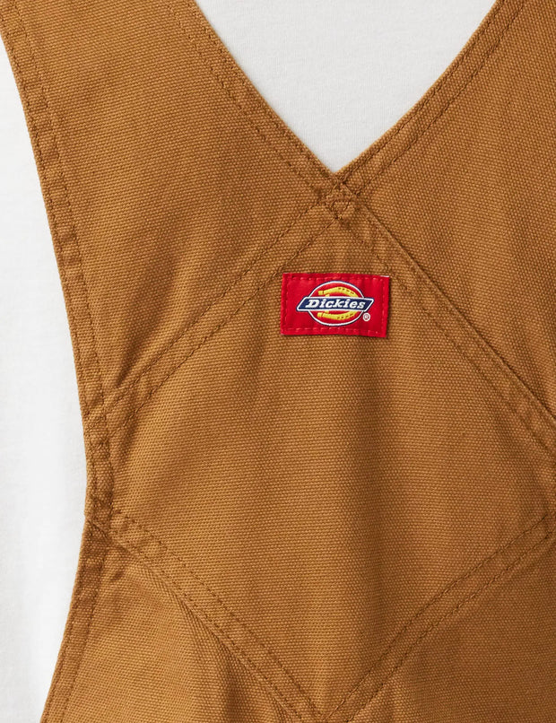 Dickies Men's Bib Overall 38W x 34L Brown Duck