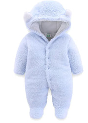 Winter Baby Jumpsuit Newborn Warm Thick Baby Romper