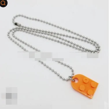 Heart Shaped Pendant Made with Lego Necklace