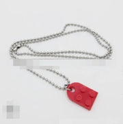 Heart Shaped Pendant Made with Lego Necklace