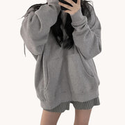 Oversized Zip-Up Hoodie