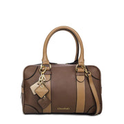 Carlotta Leather Handbag - Chocolate / Caramel