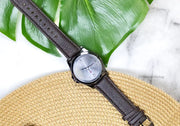 Tommy Hilfiger The Essentials Brown Strap Grey Dial Watch